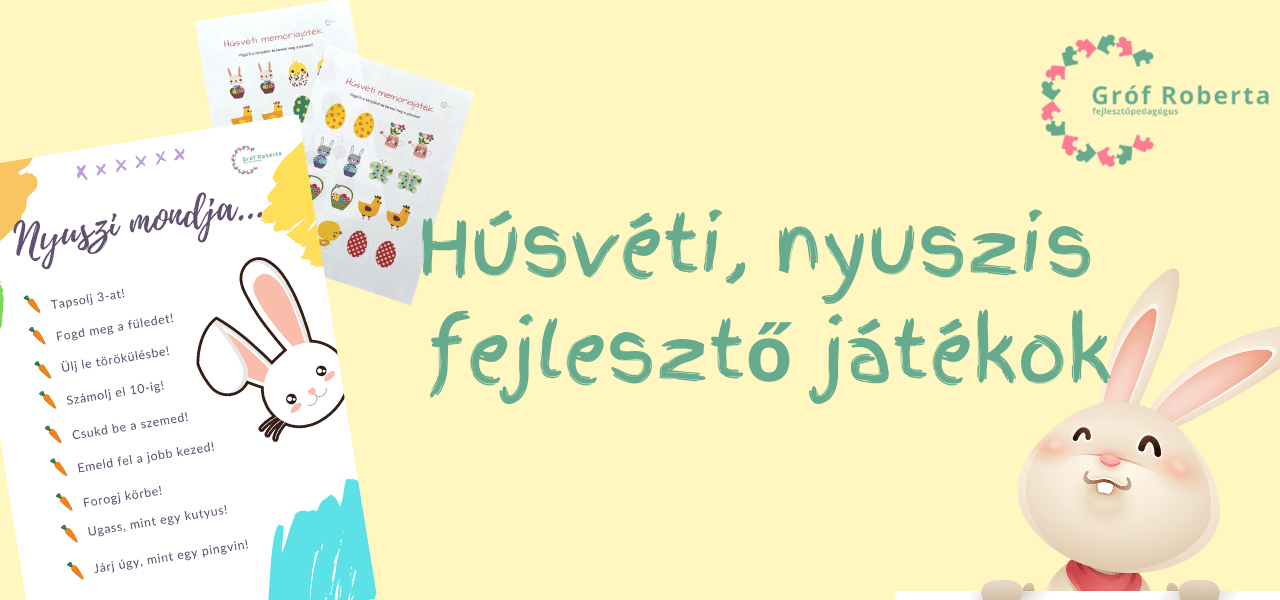 Husveti, nyuszis fejleszto jatekok